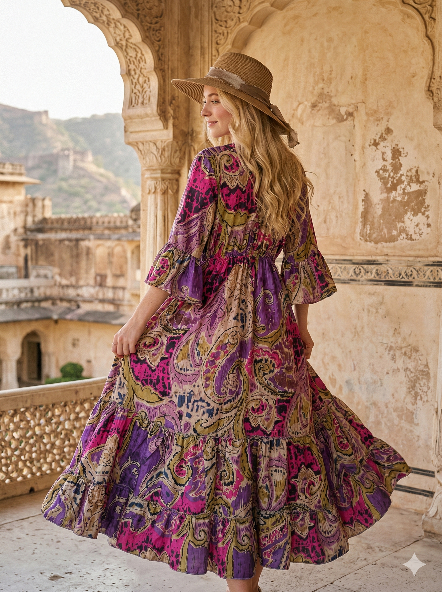 Indian Cotton Cardigan Women Maxi beach Cover up Hippie Summer Party Wear Dress